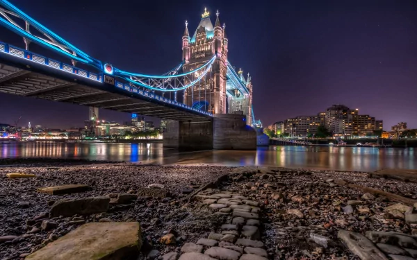 man made Tower Bridge HD Desktop Wallpaper | Background Image