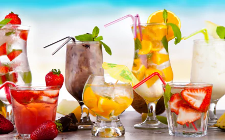 food cocktail HD Desktop Wallpaper | Background Image