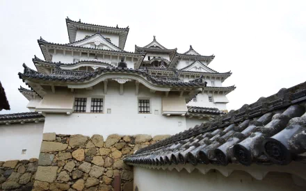 man made Himeji Castle HD Desktop Wallpaper | Background Image