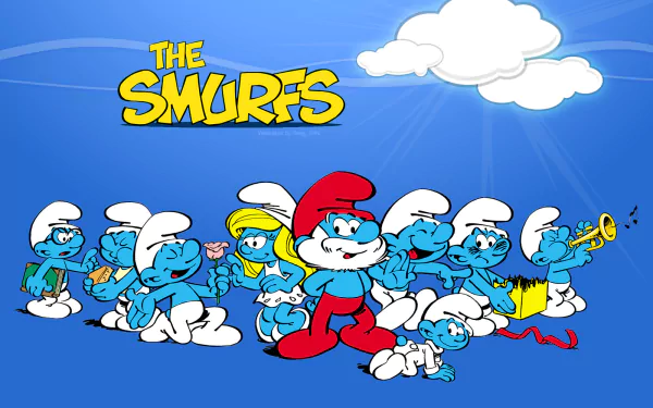Comic The Smurfs HD Desktop Wallpaper | Background Image