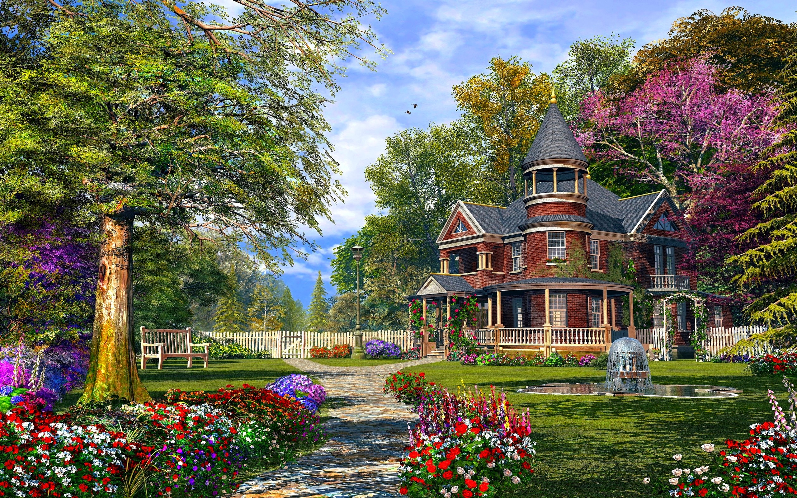 The Summer House Hd Wallpaper Background Image 2560x1600 Id