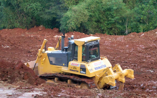 vehicle komatsu bulldozer HD Desktop Wallpaper | Background Image