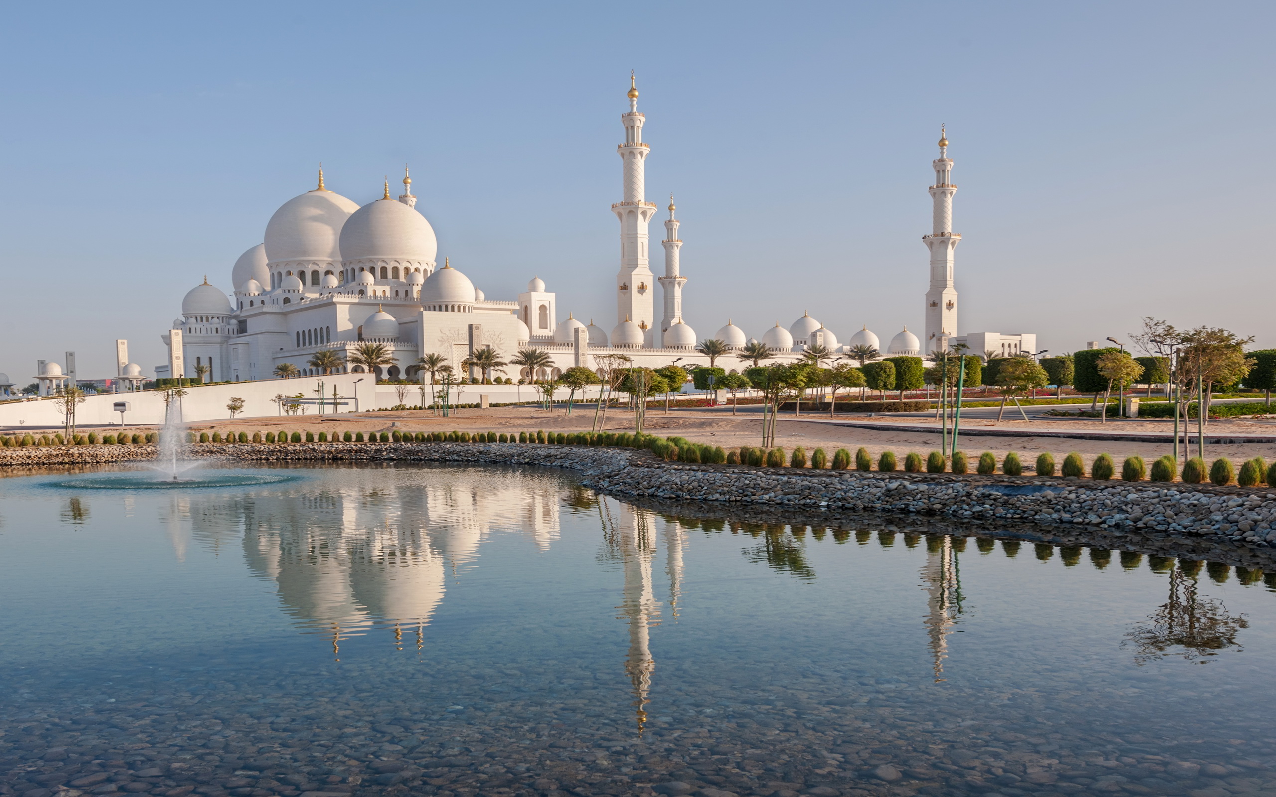 Religious Sheikh Zayed Grand Mosque HD Wallpaper | Background Image