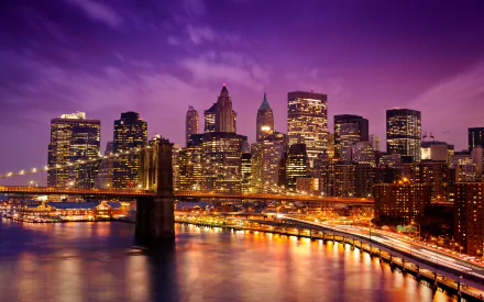 man made Manhattan HD Desktop Wallpaper | Background Image