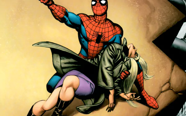 Comic spider-man: death of the stacys HD Desktop Wallpaper | Background Image