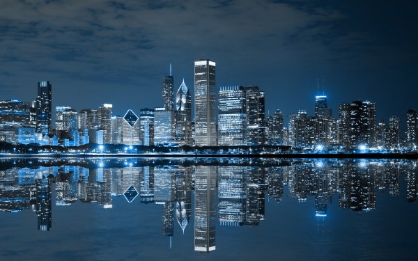Man Made Chicago Cities United States HD Wallpaper | Background Image