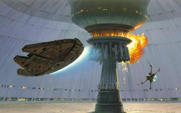 Millennium Falcon Sci Fi Star Wars HD Desktop Wallpaper | Background Image