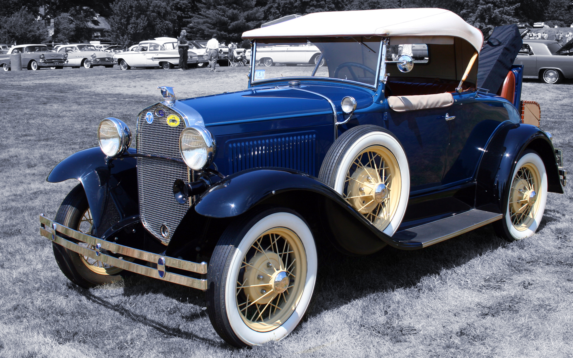 Vehicles 1929 Ford Model A Roadster HD Wallpaper | Background Image