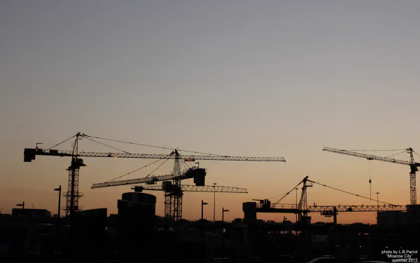 man made crane HD Desktop Wallpaper | Background Image