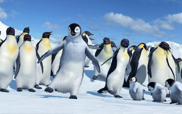 movie Happy Feet HD Desktop Wallpaper | Background Image