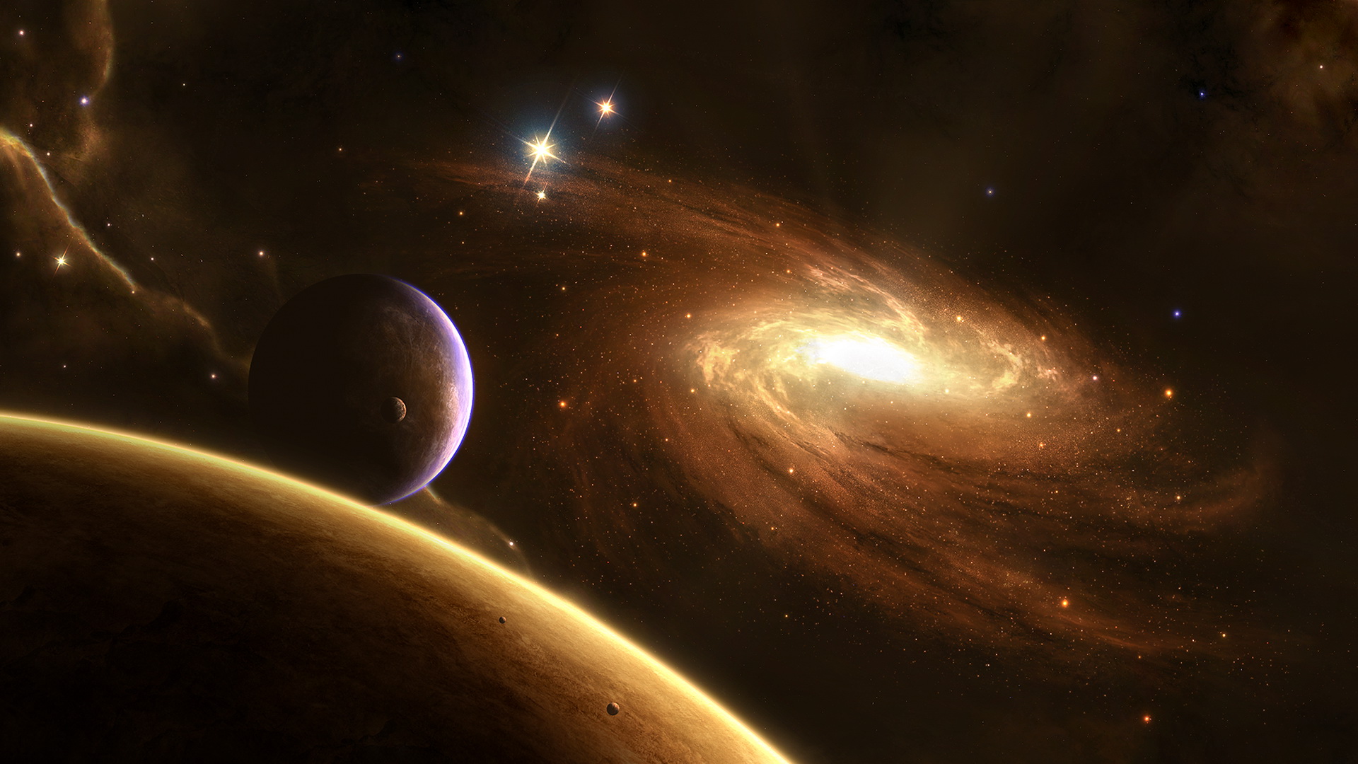 Download Sci Fi Galaxy HD Wallpaper