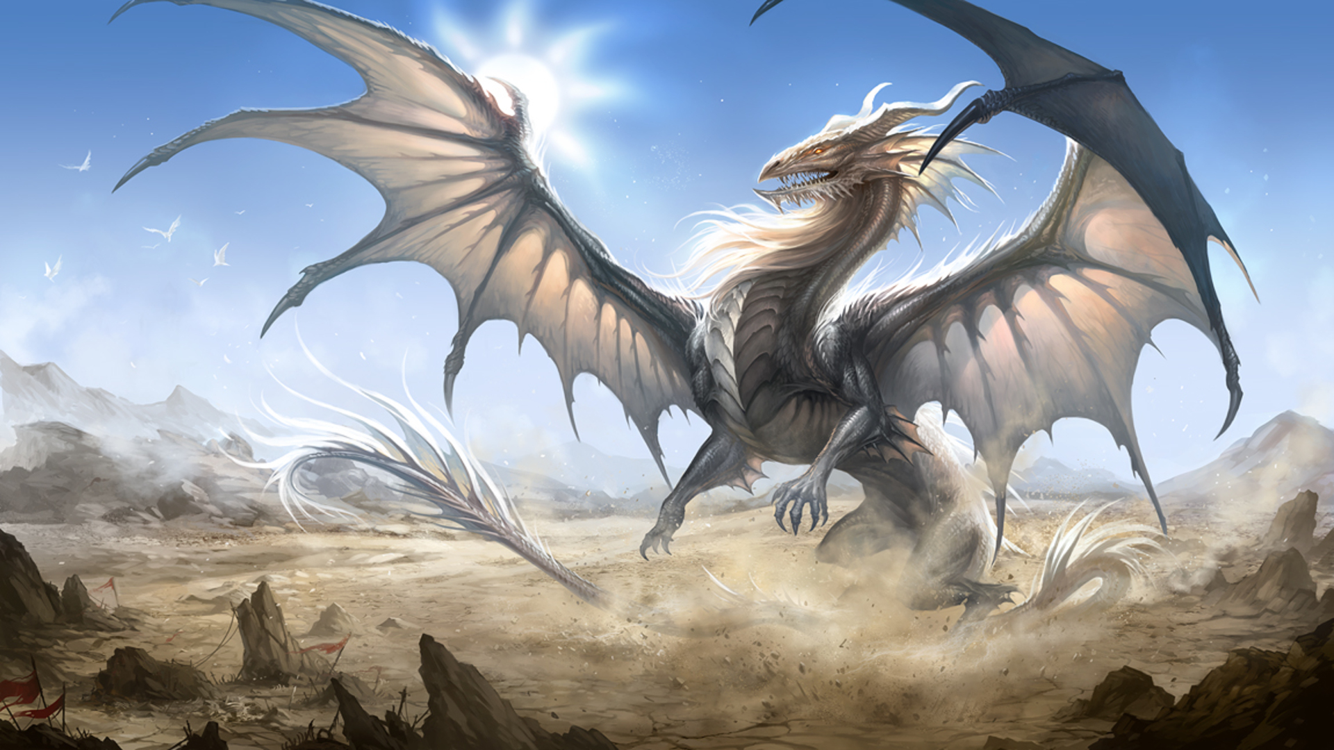 Fantasy Dragon HD Wallpaper | Background Image | 1920x1080