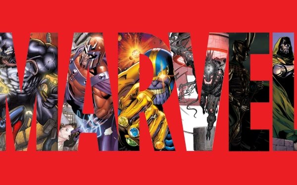 Comics Marvel Comics Veneno Magneto Loki Doctor Muerte Thanos Logo Fondo de pantalla HD | Fondo de Escritorio
