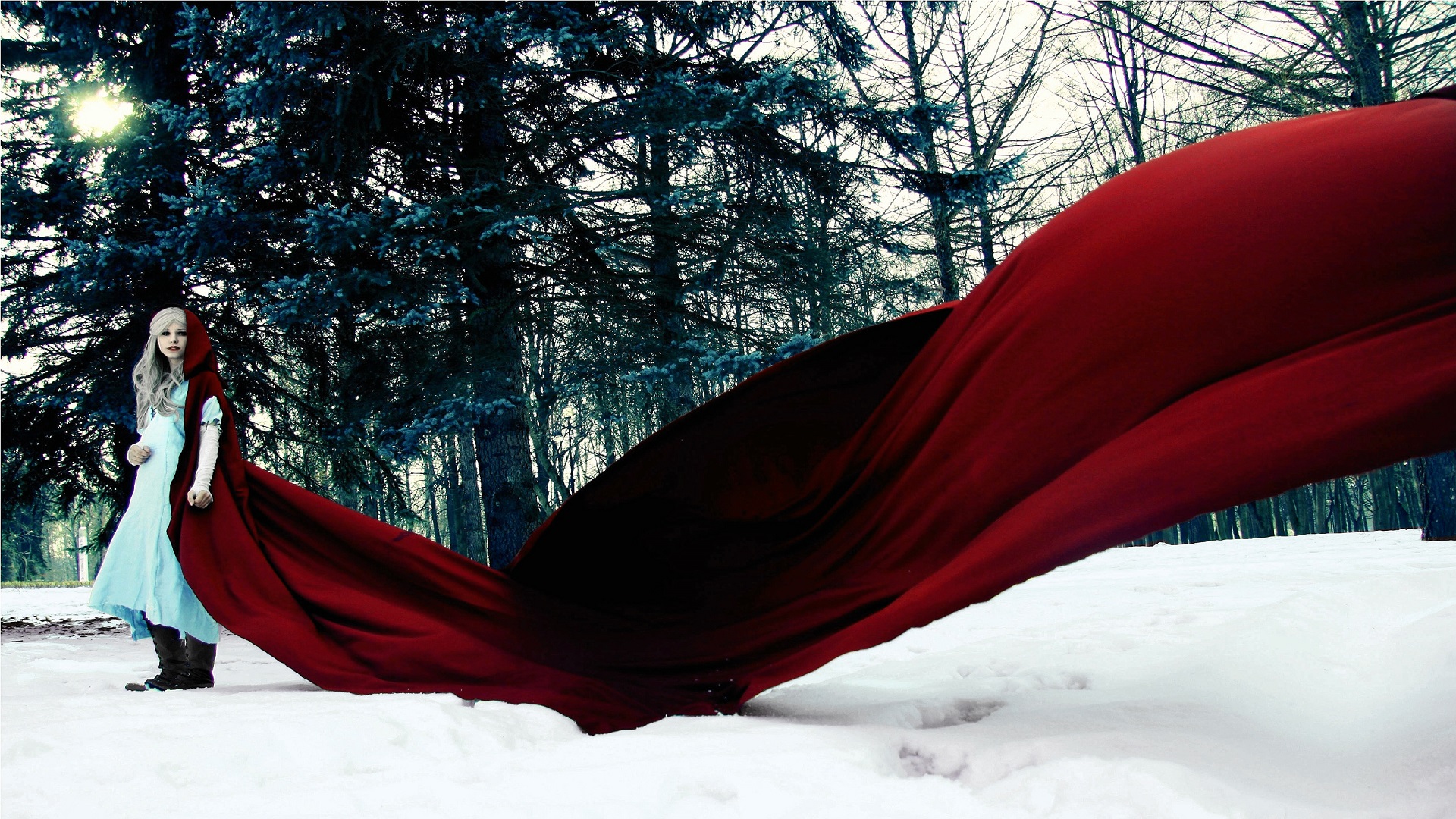 Little Red Riding Hood HD Wallpaper | Background Image | 1920x1080