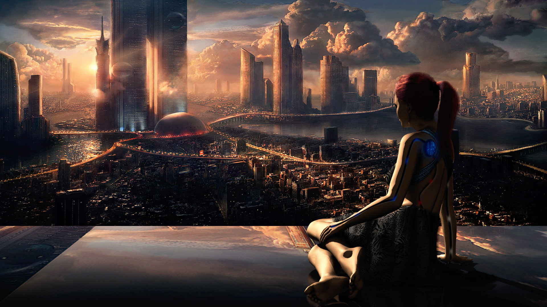 10 Sci Fi City Hd Wallpapers And Backgrounds