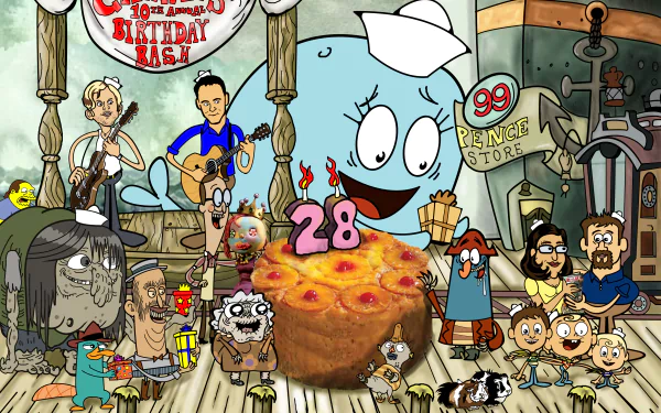 TV Show The Marvelous Misadventures of Flapjack HD Desktop Wallpaper | Background Image