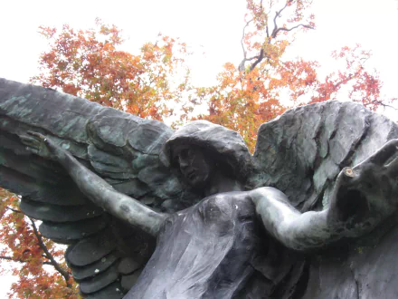 man made angel statue HD Desktop Wallpaper | Background Image