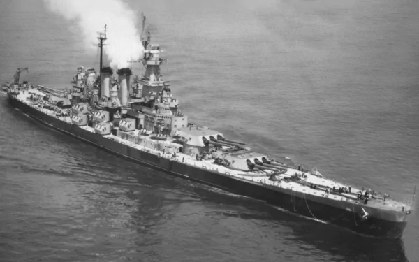 battleship military USS North Carolina (BB-55) HD Desktop Wallpaper | Background Image