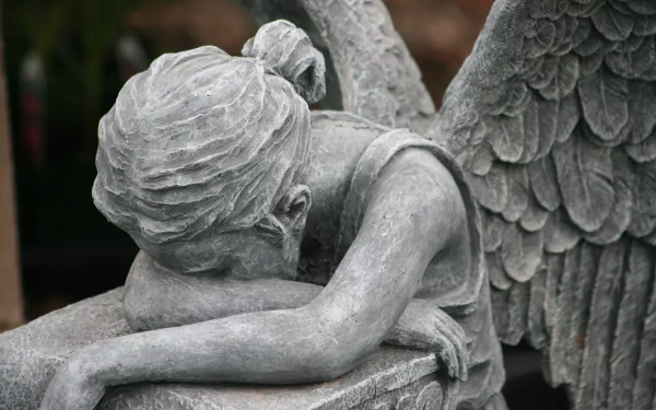 man made angel statue HD Desktop Wallpaper | Background Image