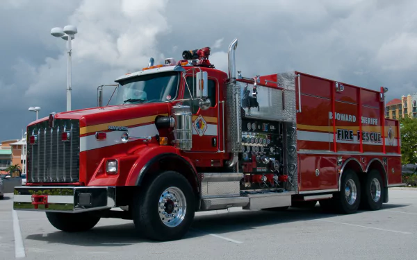 fire truck vehicle Kenworth HD Desktop Wallpaper | Background Image