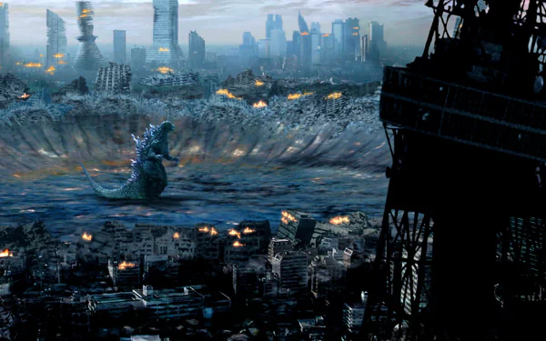 fantasy Godzilla HD Desktop Wallpaper | Background Image