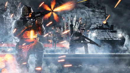 firearm Battlefield military video game Battlefield 4 HD Desktop Wallpaper | Background Image