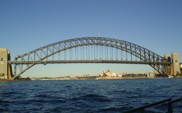 Man Made Sydney Harbour Bridge Bridges Bridge Sydney Opera House Sydney Australia HD Wallpaper | Background Image