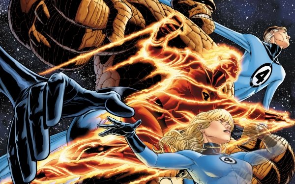 Comics Fantastic Four Thing Invisible Woman Mister Fantastic Human Torch Ben Grimm Johnny Storm Reed Richards Susan Storm HD Wallpaper | Background Image
