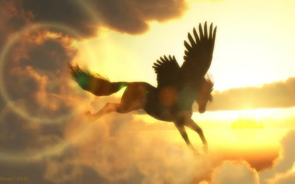 fantasy pegasus HD Desktop Wallpaper | Background Image