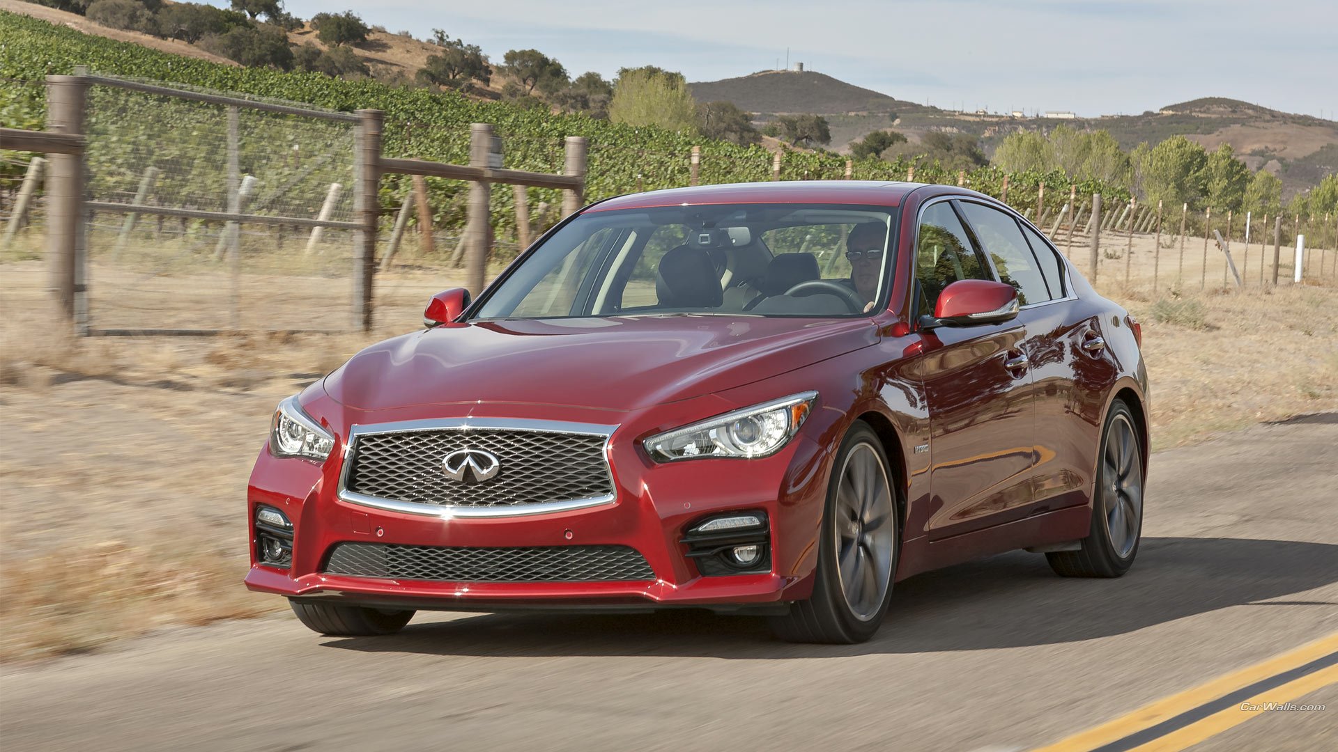 Download Vehicle Infiniti Q50 HD Wallpaper