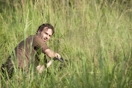 Rick Grimes Andrew Lincoln TV Show The Walking Dead HD Desktop Wallpaper | Background Image