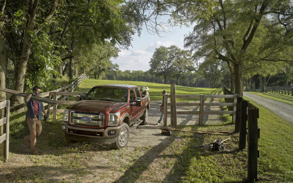 vehicle 2015 Ford F-Series Super Duty HD Desktop Wallpaper | Background Image