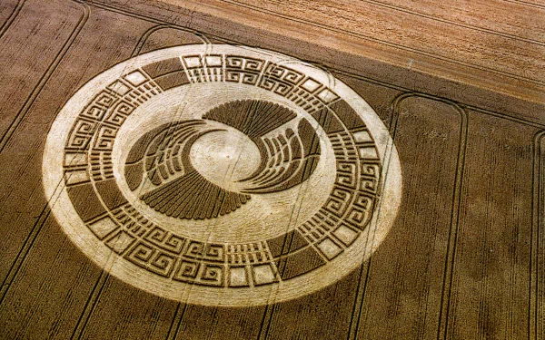 man made crop circle HD Desktop Wallpaper | Background Image