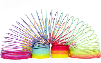 Rainbow Slinky (GIF + Wallpaper)