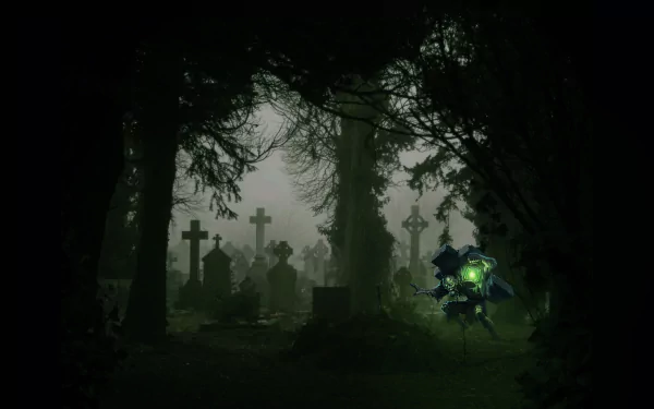 dark cemetery HD Desktop Wallpaper | Background Image