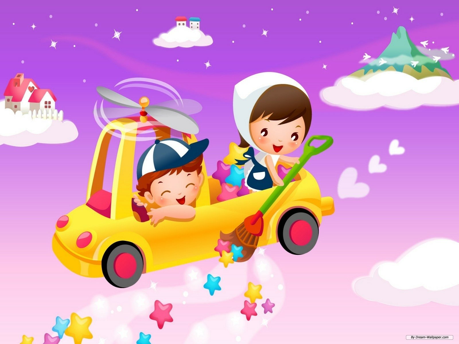 Download Artistic Childhood Dream Wallpaper