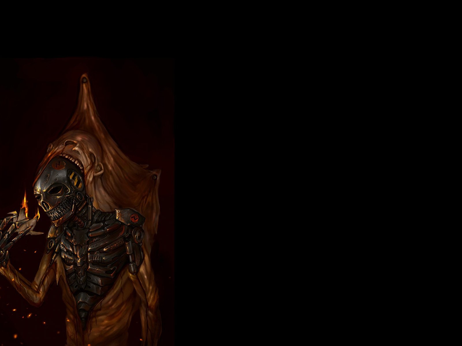 Download Dark Skeleton Wallpaper