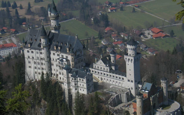 man made Neuschwanstein Castle HD Desktop Wallpaper | Background Image