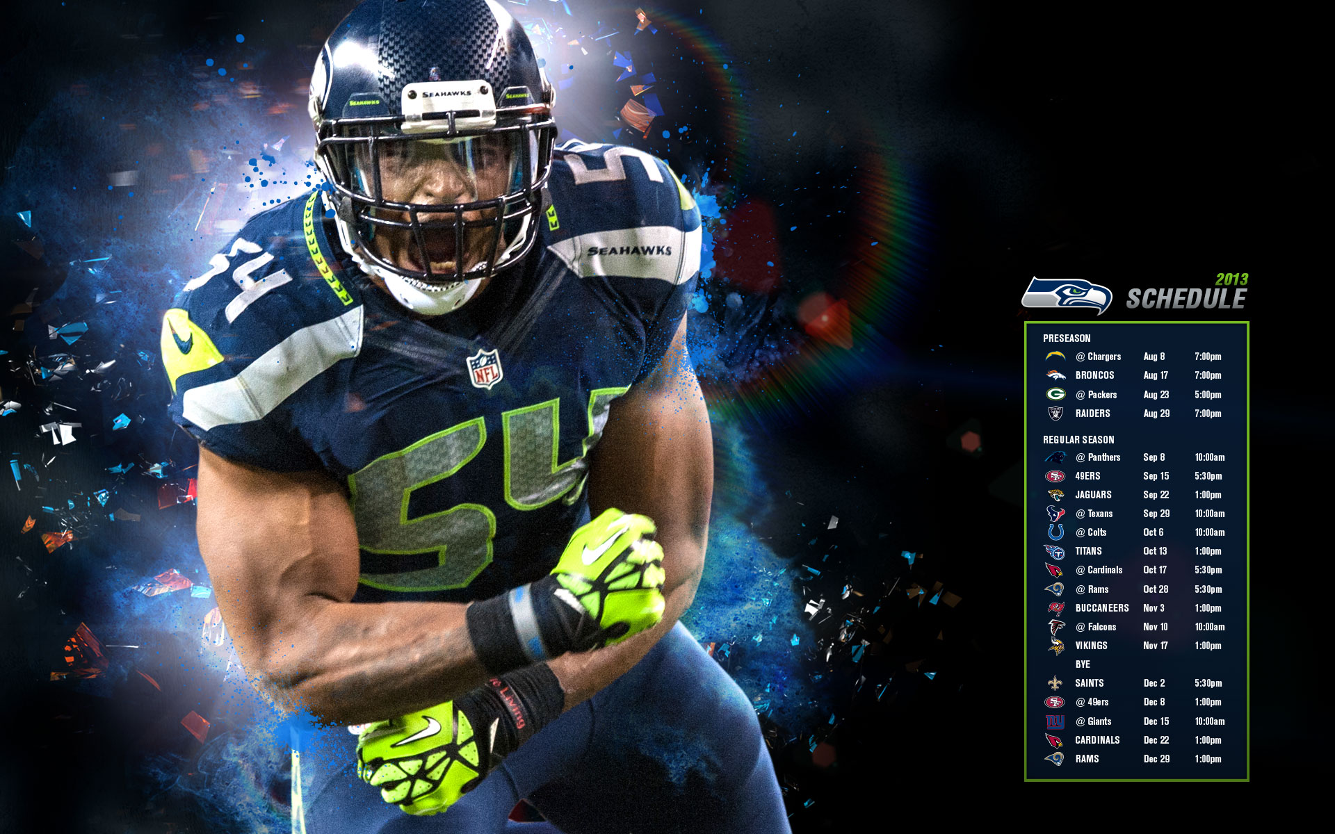 Seattle Seahawks HD Wallpaper | Background Image | 1920x1200