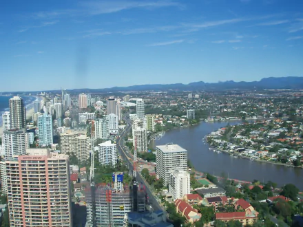 Australia gold coast man made Surfers Paradise HD Desktop Wallpaper | Background Image