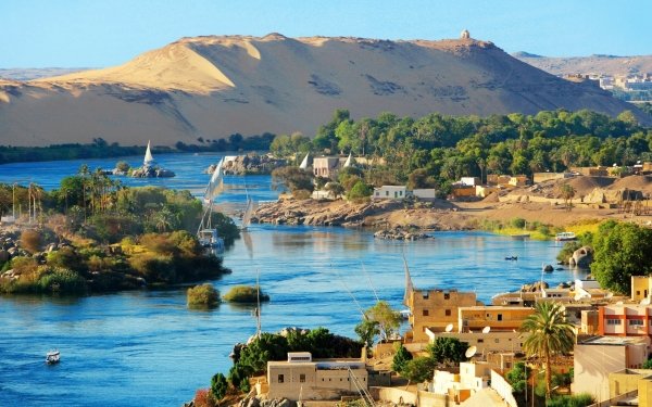 Man Made Aswan Towns Egypt HD Wallpaper | Background Image
