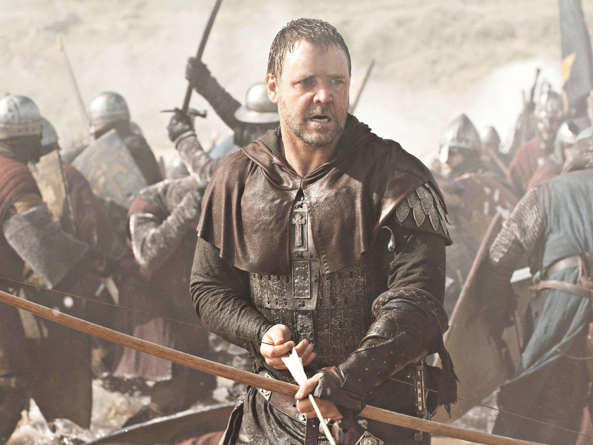 Download Russell Crowe Robin Hood Movie Robin Hood (2010) HD Wallpaper