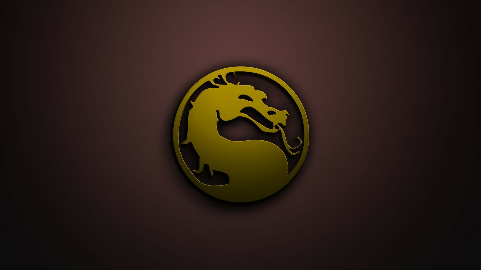 Mortal Kombat HD: Iconic Dragon Emblem Wallpaper | 1920x1080