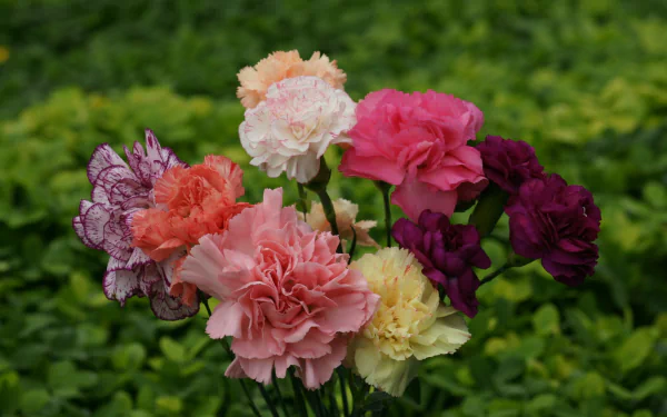 flower nature carnation HD Desktop Wallpaper | Background Image