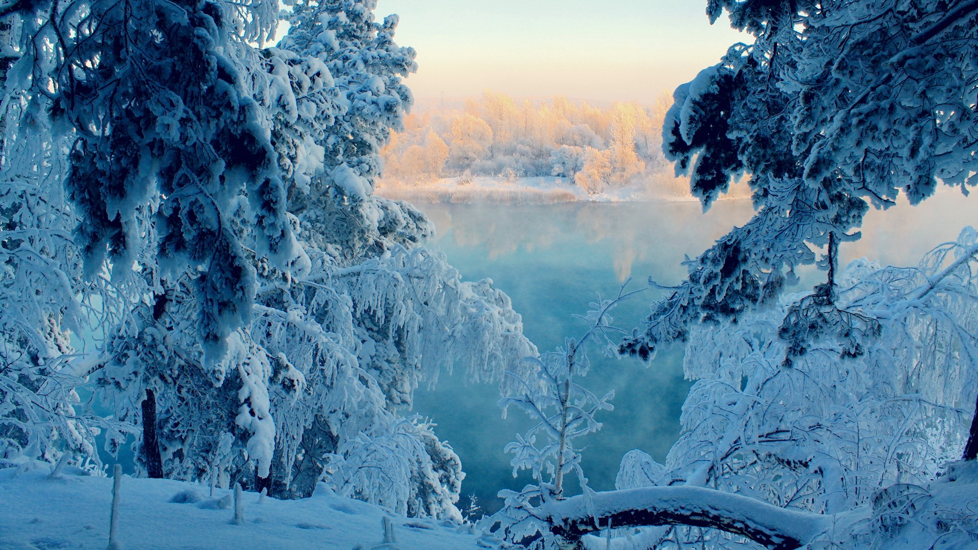 Winter Landscape Wallpaper Aesthetic