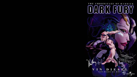 Vin Diesel Riddick movie The Chronicles of Riddick: Dark Fury HD Desktop Wallpaper | Background Image