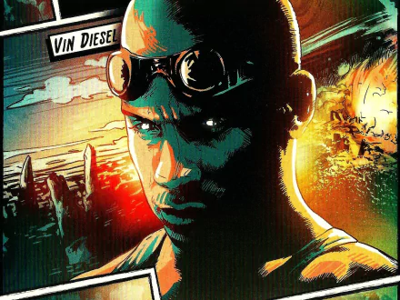 Vin Diesel Riddick movie pitch black HD Desktop Wallpaper | Background Image