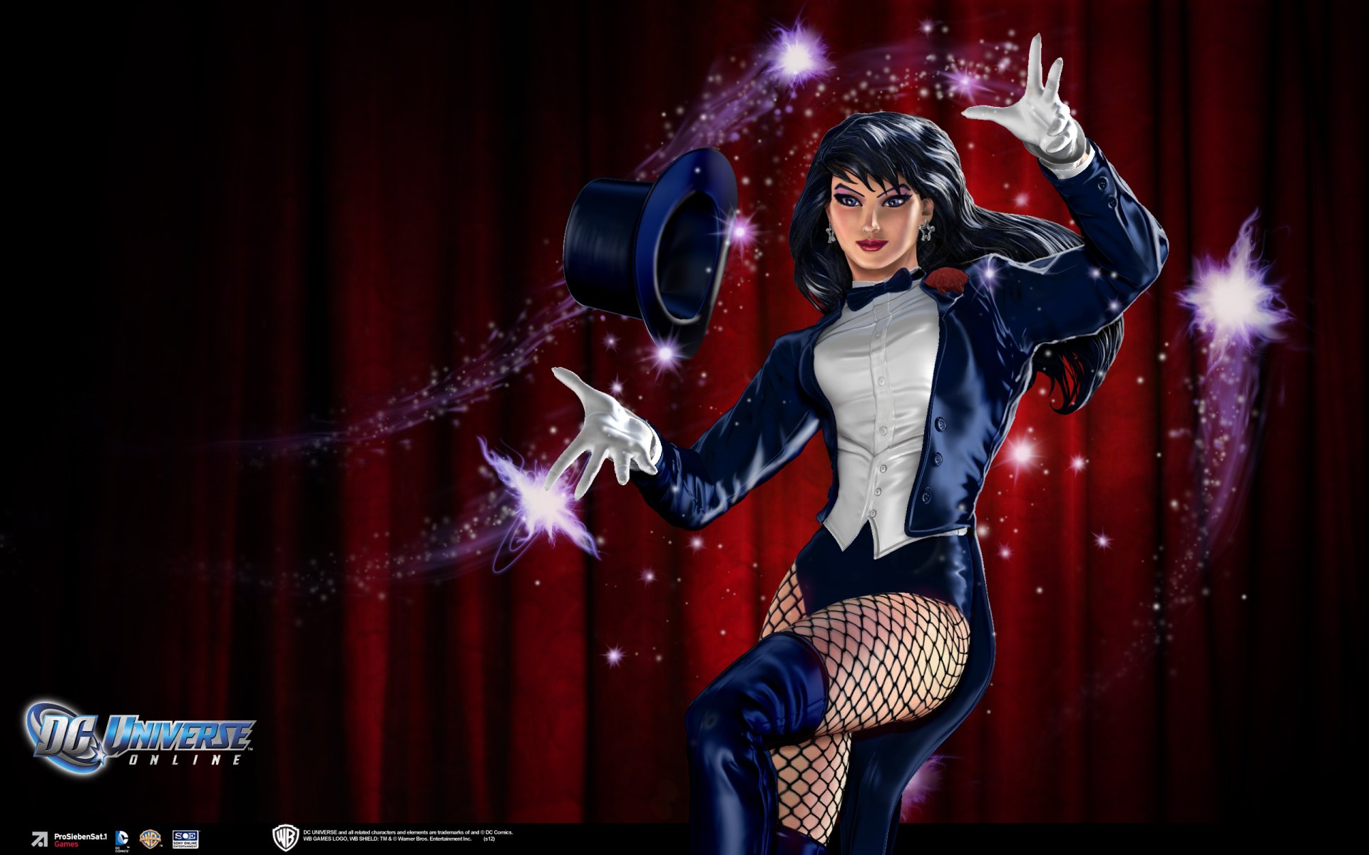 Zatanna: Enchanting HD Wallpaper from DC Universe Online