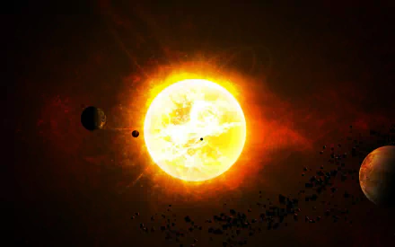 Sci Fi sun HD Desktop Wallpaper | Background Image
