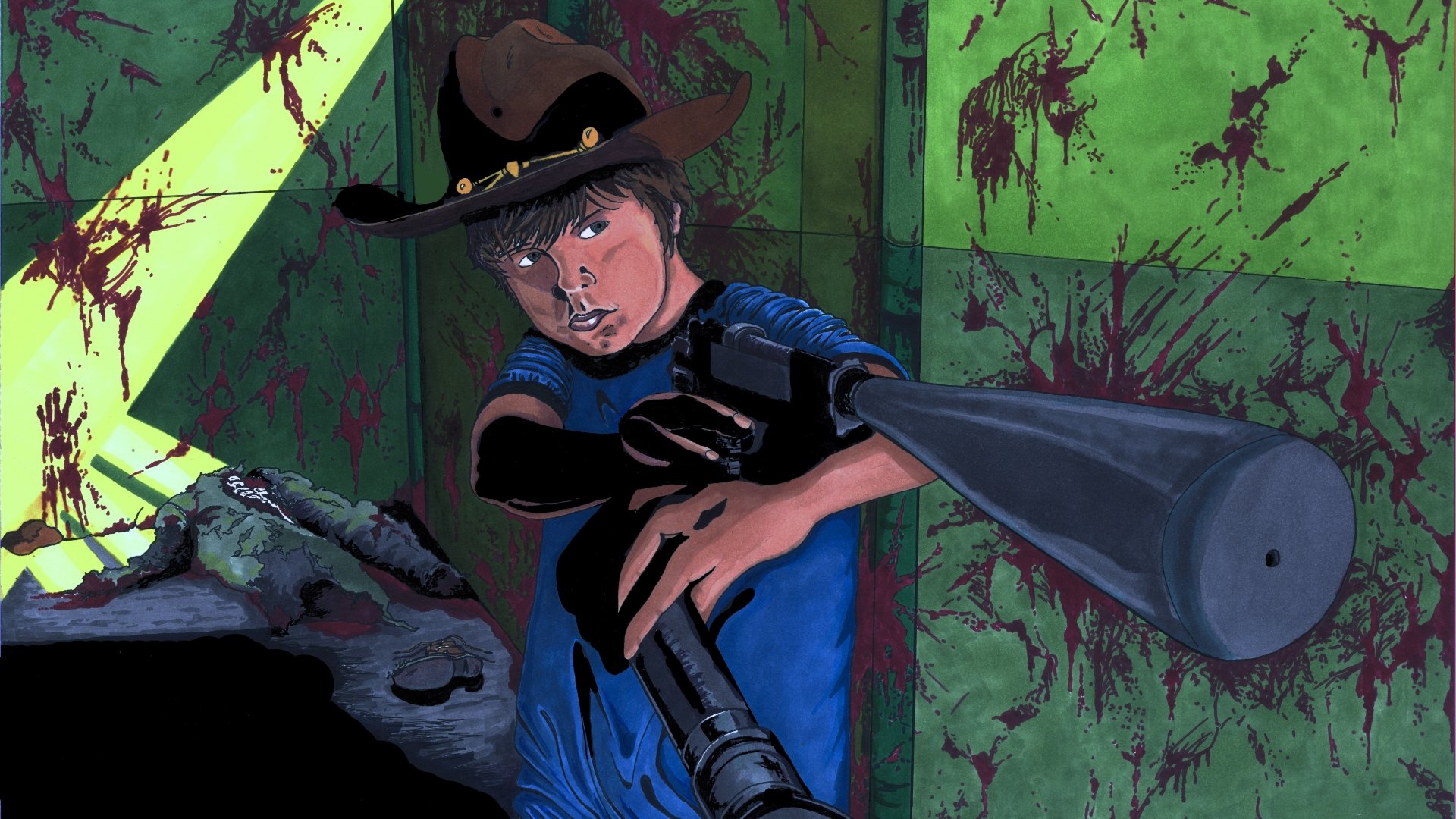 Download Comic The Walking Dead 8k Ultra HD Wallpaper